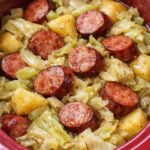 Slow Cooker Sausage and Cabbage