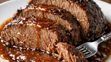 Slow Cooker Smothered Beef (with Sirloin Tip Roast)