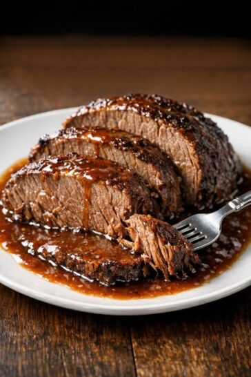 Slow Cooker Smothered Beef (with Sirloin Tip Roast)