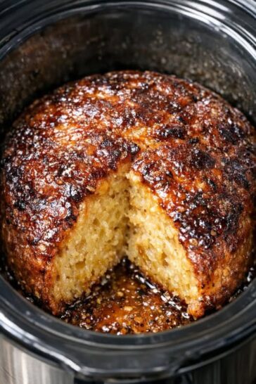 Slow Cooker Snickerdoodle Bars 4 Ingredient.