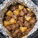 Slow Cooker Steak and Potato Packets