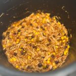 Slow cooker Salsa chicken tacos