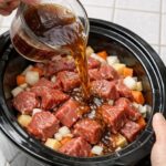 Amish Beef & Barley Soup Slow Cooker