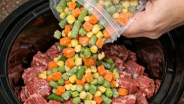 Amish Beef Pot Pie Slow Cooker 5-Ingredient