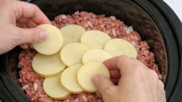 Amish Beef and Potato Casserole Slow Cooker