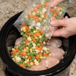 Amish Chicken Pot Pie Noodles Slow Cooker 5-Ingredient