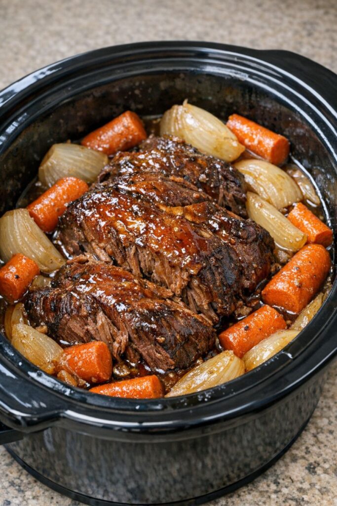 Amish Honey Beef Roast Slow Cooker