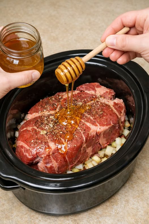 Amish Honey Beef Roast Slow Cooker