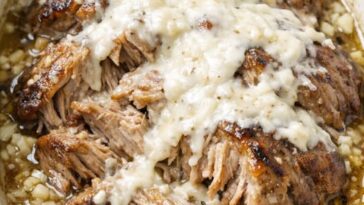 Amish Horseradish Pork Roast Slow Cooker 3-Ingredient