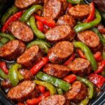 Amish Sausage and Peppers Slow Cooker 3-Ingredient