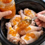 Amish-Style Apricot Chicken Slow Cooker 4-Ingredient