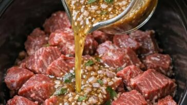 Apple Cider Denver Steak Slow Cooker