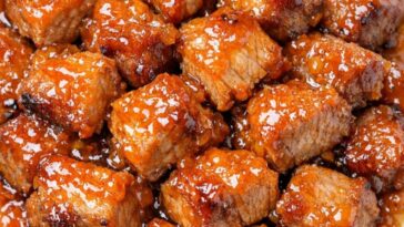 Apricot Pork Bites in the Slow Cooker