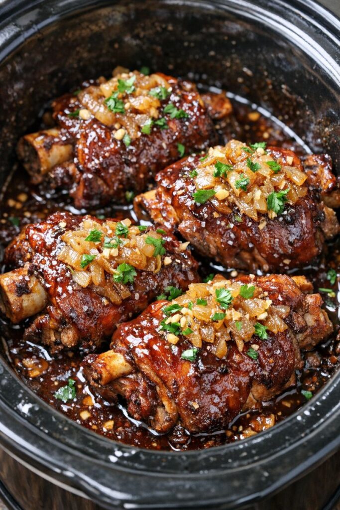 Arbor Day Pork Shanks Slow Cooker 4-Ingredient