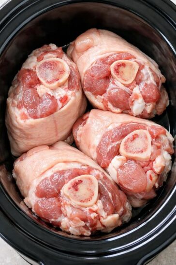 Arbor Day Pork Shanks Slow Cooker 4-Ingredient