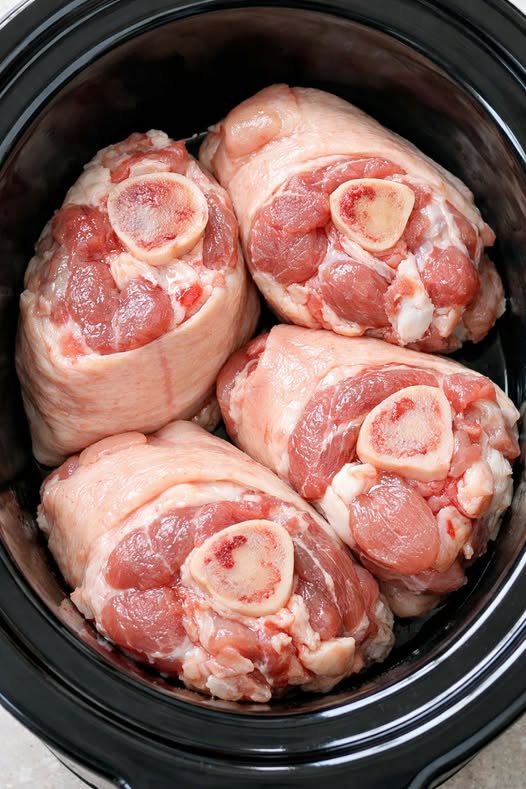 Arbor Day Pork Shanks Slow Cooker 4-Ingredient