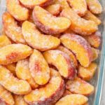 Baked Peach Dump Dessert 5-Ingredient