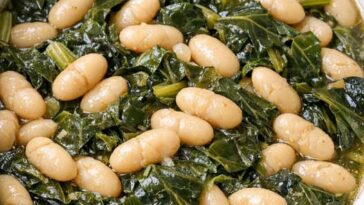 Beans and Greens Slow Cooker 3-Ingredient