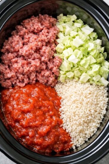 Beef Cabbage Rolls Slow Cooker