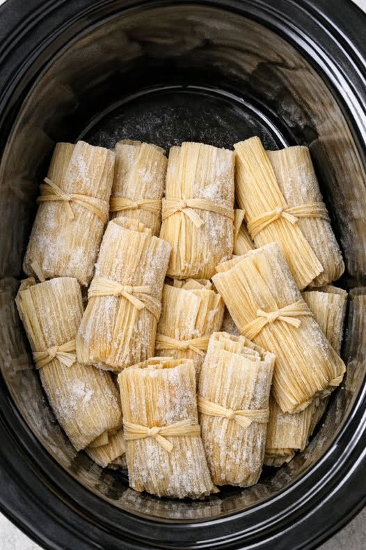 Beef Tamale Dinner 5-Ingredient In Slow Cooker