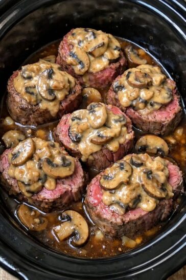 Beef Tenderloin with Mushroom Sauce Slow Cooker