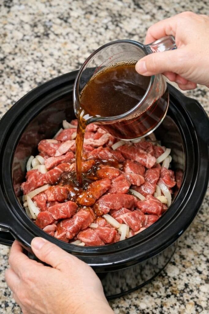 Beef and Broccoli Slow Cooker