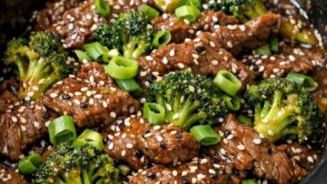 Beef and Broccoli Slow Cooker