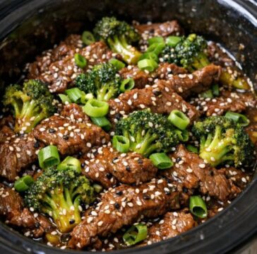 Beef and Broccoli Slow Cooker
