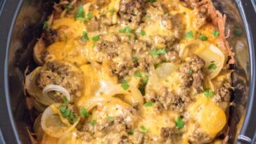 Beef and Potato Au Gratin Slow Cooker