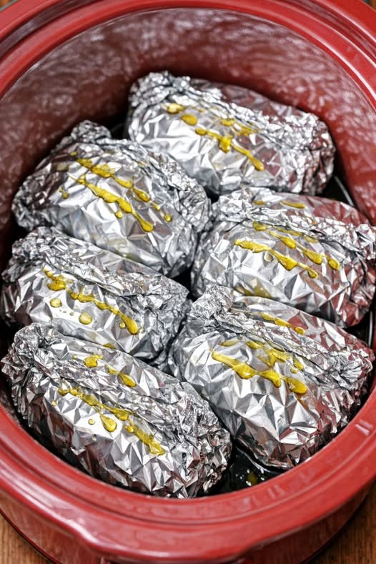 Beef and Swiss Chard Foil Packets Slow Cooker
