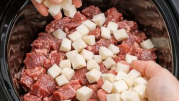 Beef and Turnip Stew Slow Cooker. A Super Simple Dinner That Makes Itself When you're tired after a long day