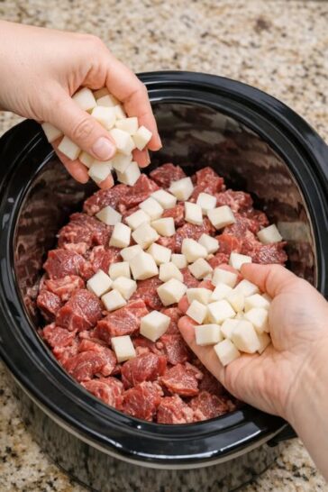Beef and Turnip Stew Slow Cooker. A Super Simple Dinner That Makes Itself When you're tired after a long day