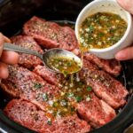 Brown Butter Herb Beef Strips Slow Cooker