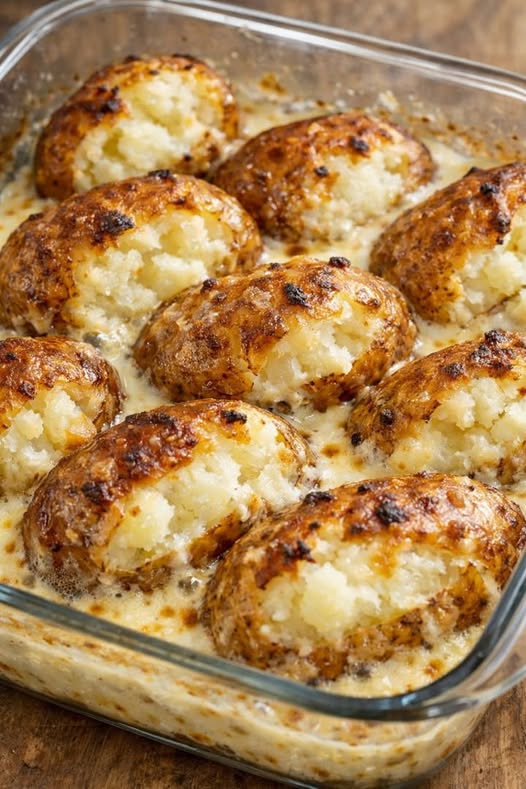 Buttermilk Potatoes Oven Baked 3-Ingredient