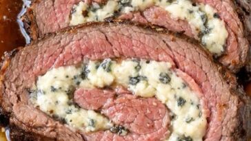 Cheese Stuffed Beef Roast