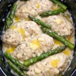 Chicken and Asparagus Slow Cooker 4-Ingredient