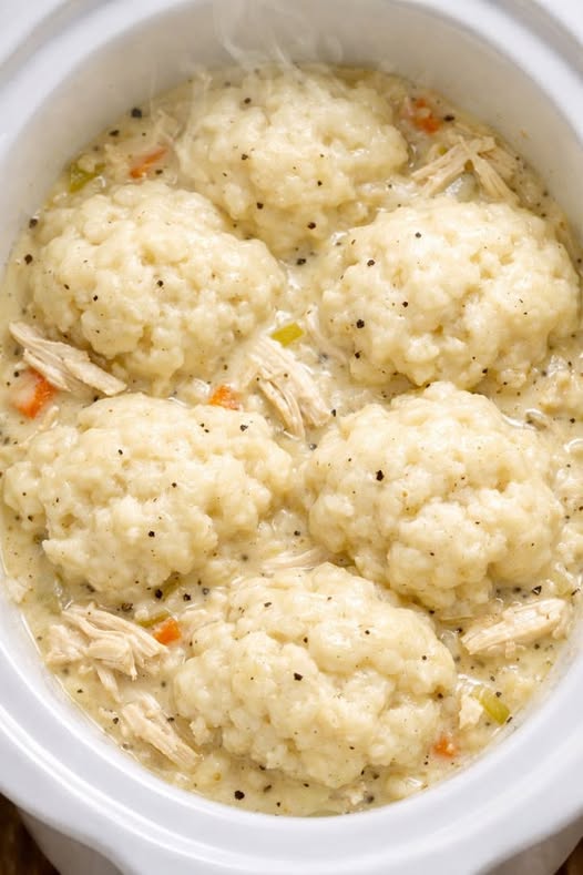 Chicken and Dumplings Slow Cooker