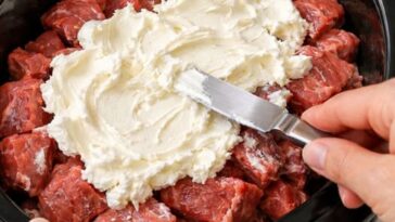 Cream Cheese Beef Slow Cooker