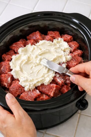 Cream Cheese Beef Slow Cooker