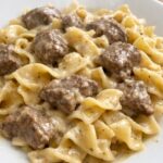 Creamy Beef & Noodles Slow Cooker 3-Ingredient