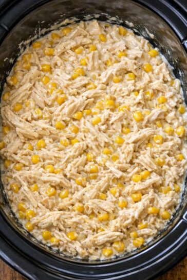 Creamy Corn Chicken Slow Cooker