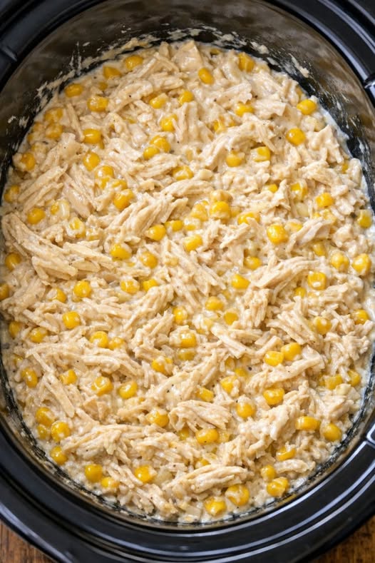Creamy Corn Chicken Slow Cooker