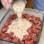 Creamy Mushroom Beef Oven Bake 4-Ingredient