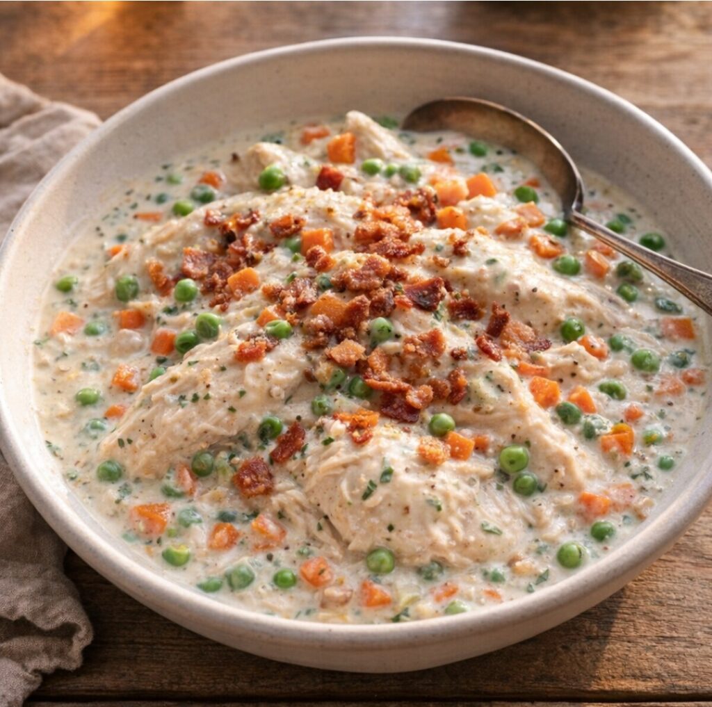 Creamy Ranch Chicken In Slow Cooker