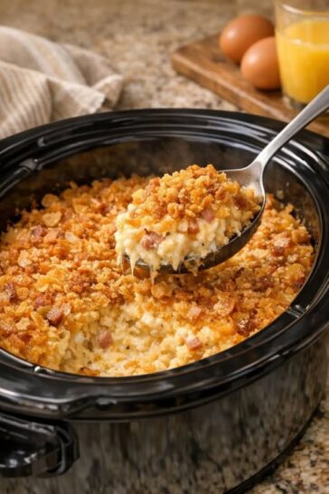 Crispy Hash Brown Bake Slow Cooker