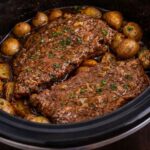 Slow Cooker Steak and Potatoes