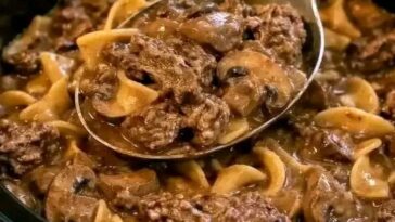 Crockpot Beef Stroganoff