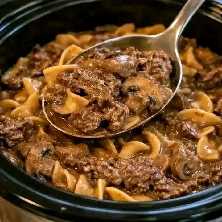 Crockpot Beef Stroganoff