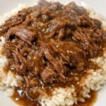 Depression Era Beef and Rice Slow Cooker 3-Ingredient
