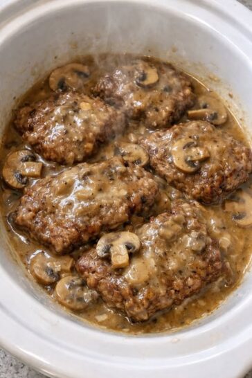 Depression Era Cube Steak In Slow Cooker